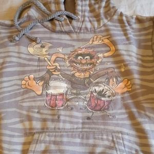 The Muppets Animal hoodie NWOT